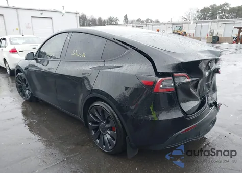 2023 Tesla Model Y Performance Dual Motor All-Wheel Drive from USA, damaged, VIN 7SAYGDEFXPF766593